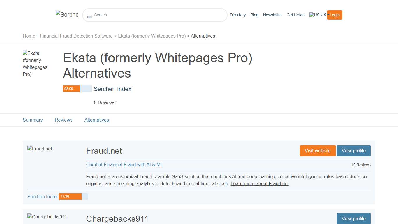 Ekata (formerly Whitepages Pro) Alternatives & Competitors 2026